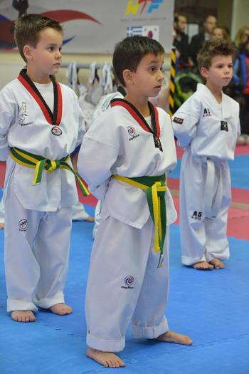 Μικροί αθλητές του Taekwondo
